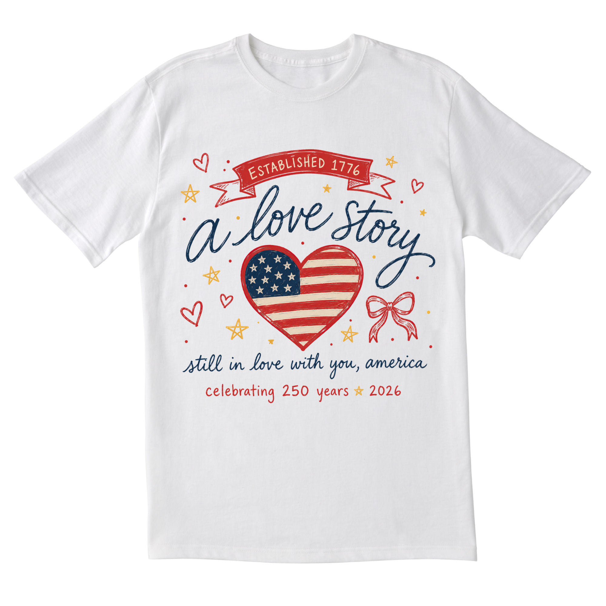 The 1776 Love Story Tee