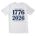 The 1776-2026 Minimalist Tee