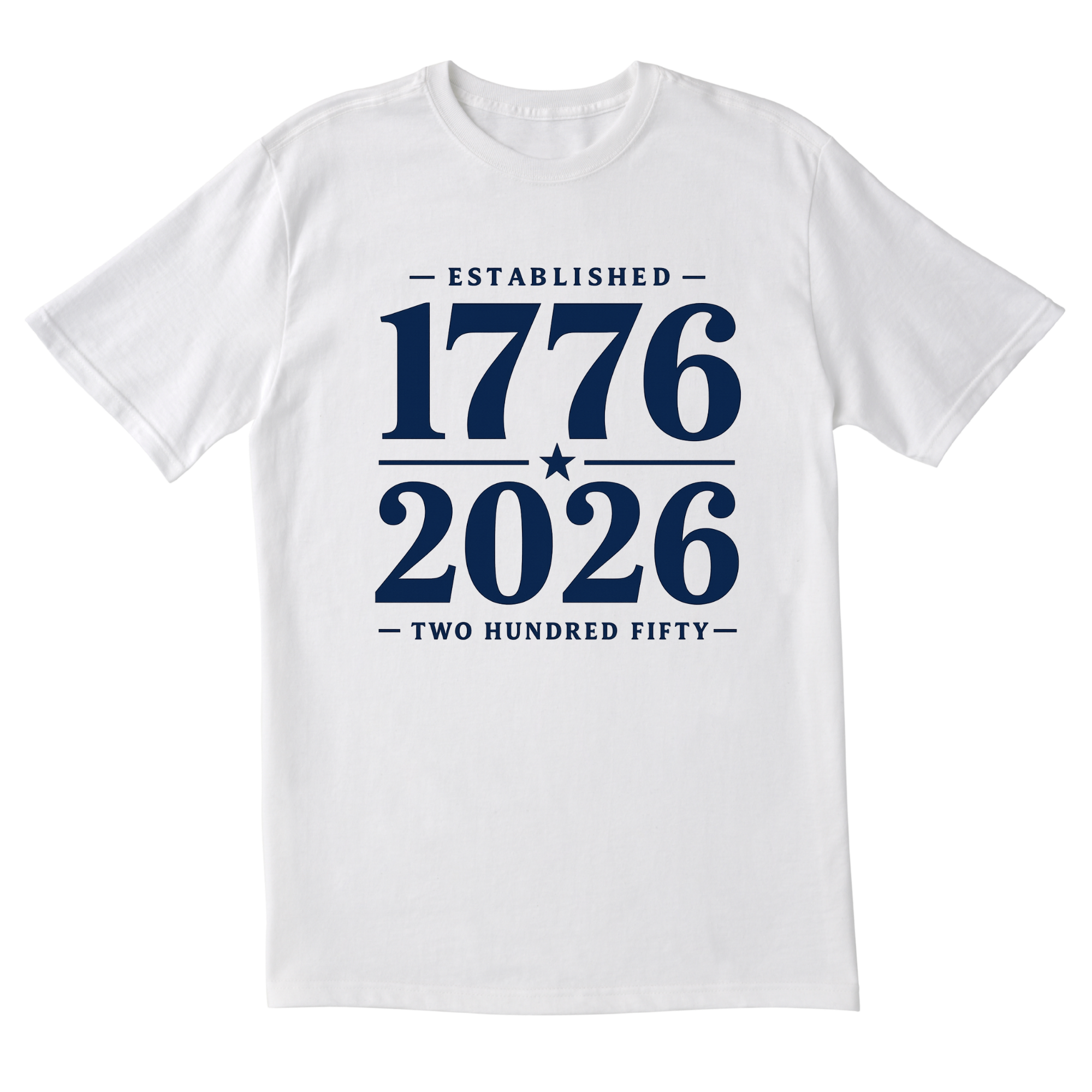 The 1776-2026 Minimalist Tee