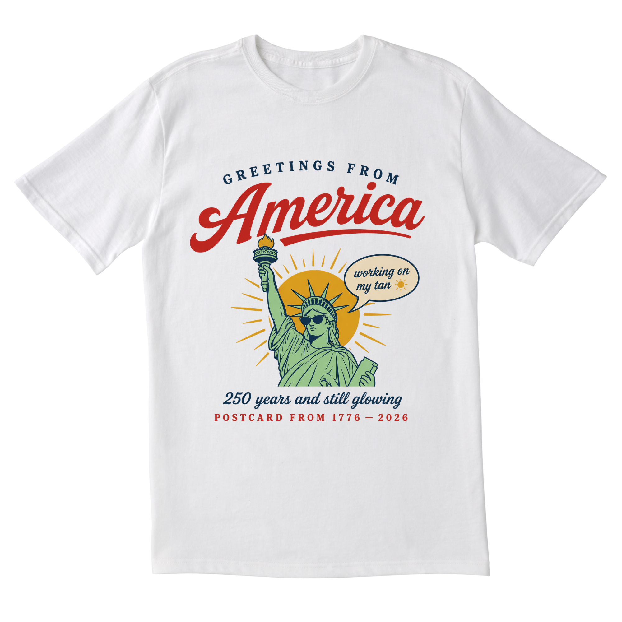 The Greetings from America Tee