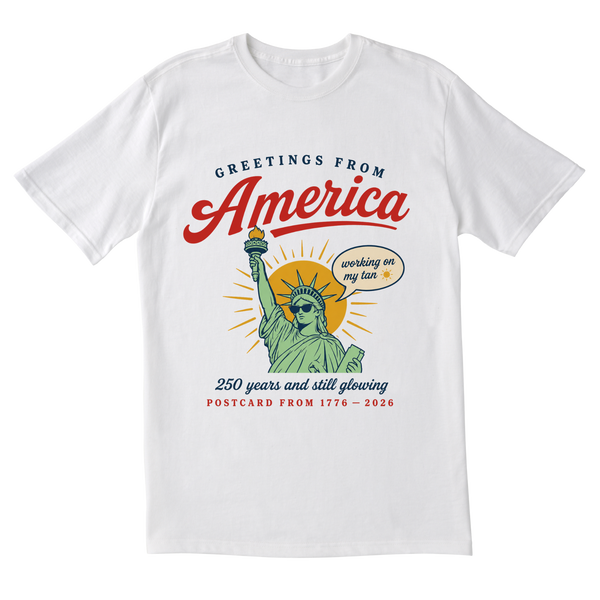 The Greetings from America Tee
