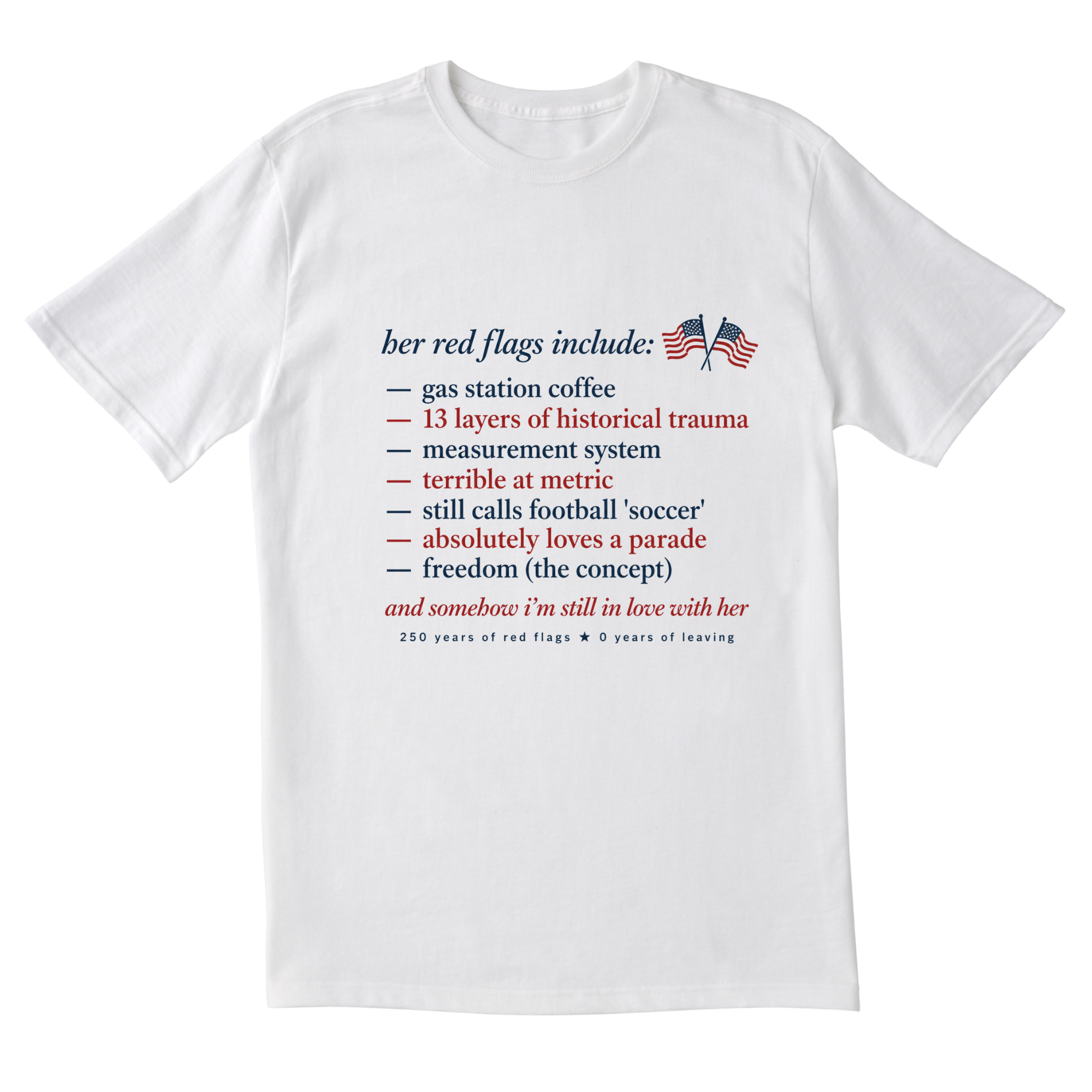 The Her Red Flags Tee