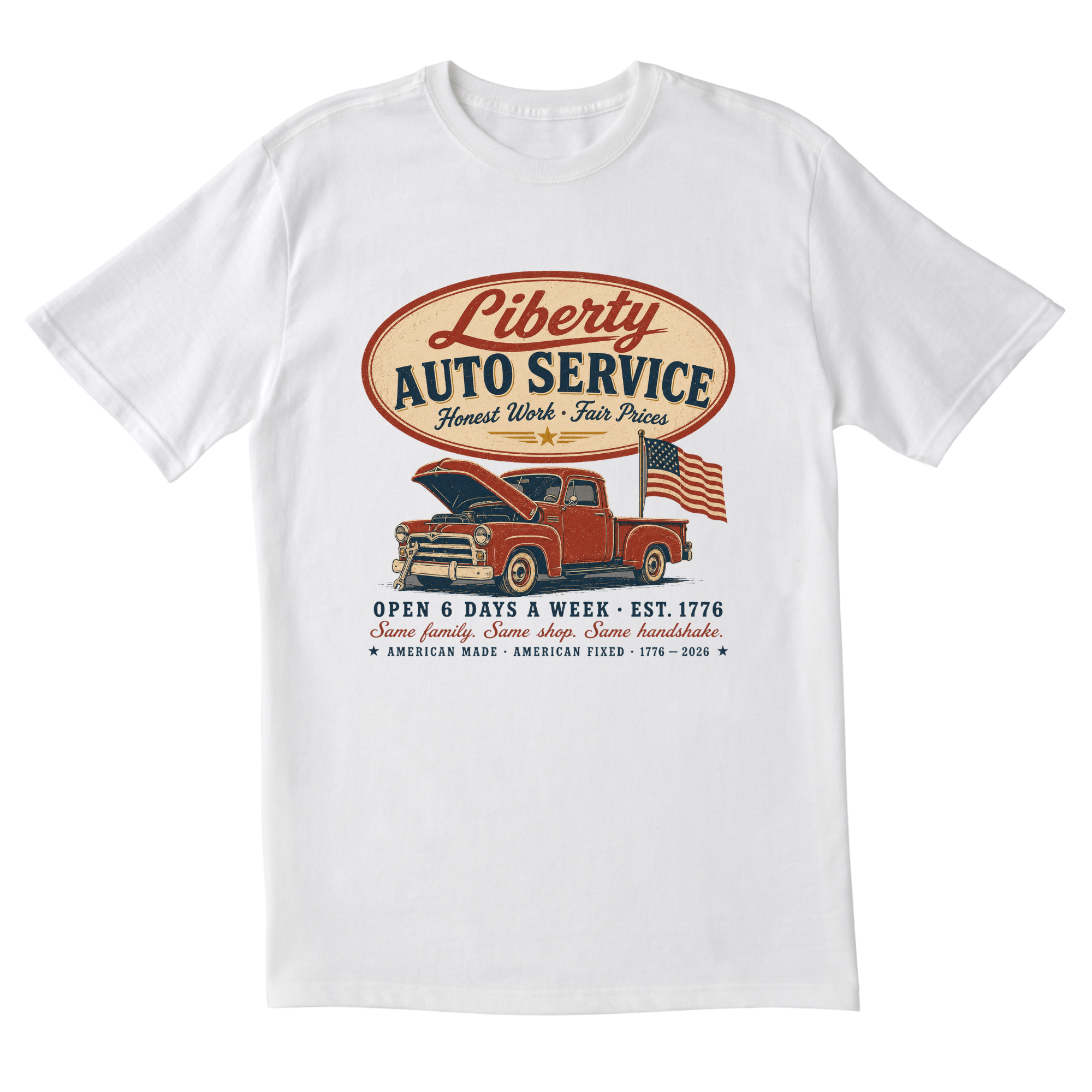 The Liberty Auto Service Tee